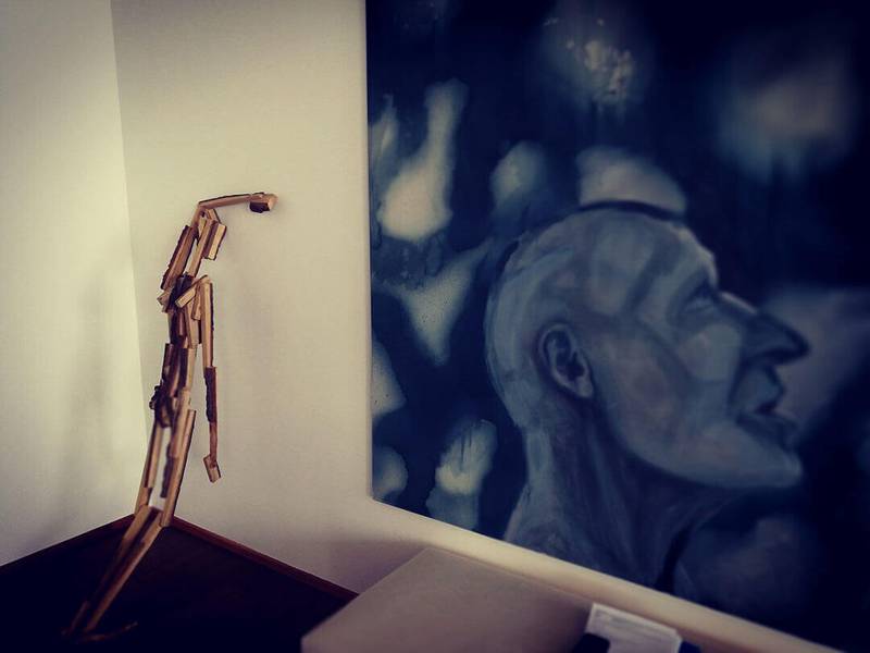 Wooden Figures sculpture by Jakub Flejšar — view 1